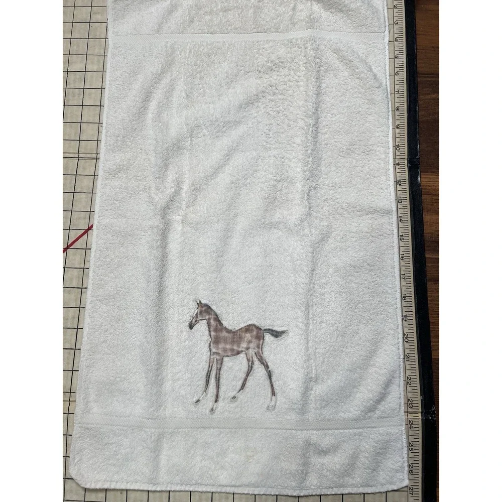 VTG Cannon Royal Classic Family Hand Towels 100% Cotton USA/Western/horse